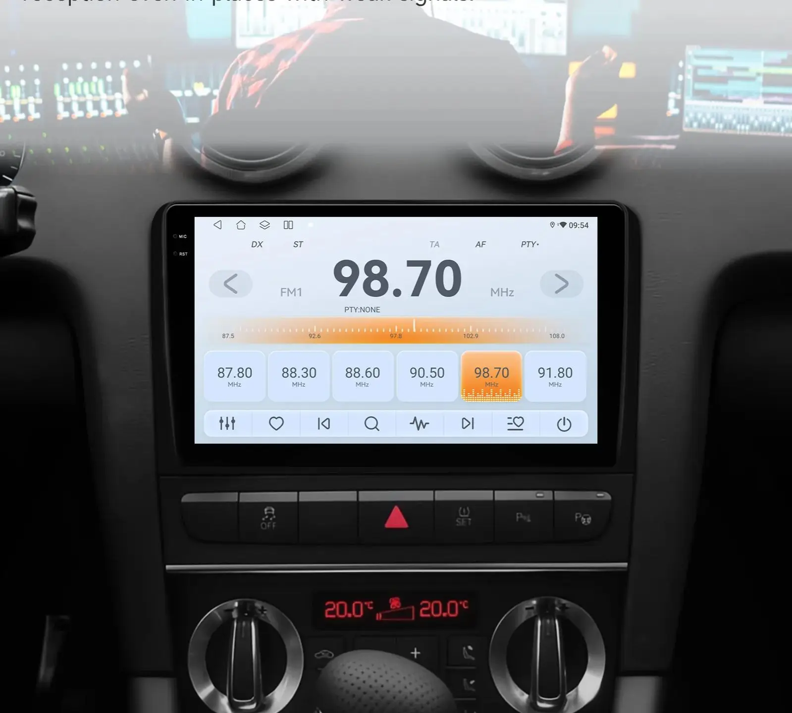 OSSURET 9 pouces autoradio 2Din lecteur Android pour Audi A3 8P 2003-2012 Carplay 6115 Intelligent stéréo multimédia Wifi Automotivo