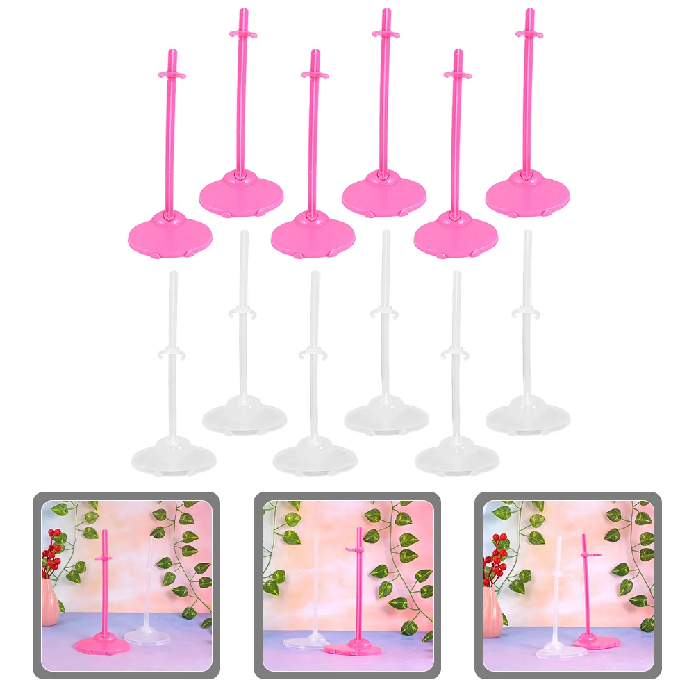 12 Pcs Holder Safe Support Stands Toys Babies Action Car Toddler Girls Showcase Easy Convenient Period