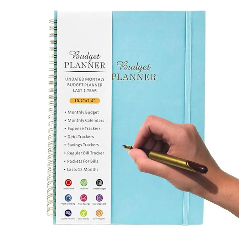 Monthly Budget Planner 2025 Effective User-Friendly Bill Organizer Bill Tracker Finance Planner With Double-Sided Pockets For