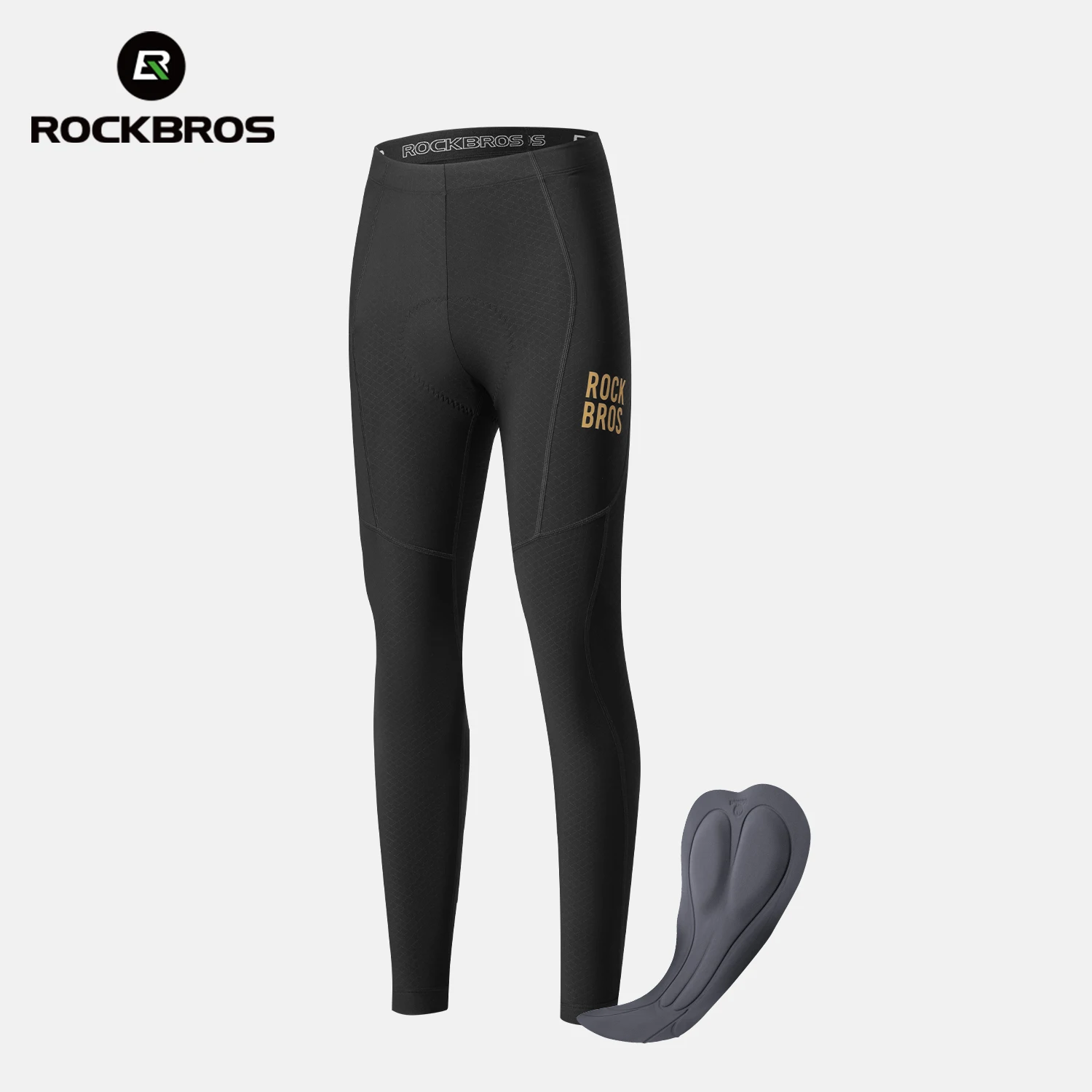 

ROCKBROS теплые велосипедные брюки уличные ветрозащитные колготки леггинсы флисовые зимние дышащие амортизирующие велосипедные длинные брюки с карманами