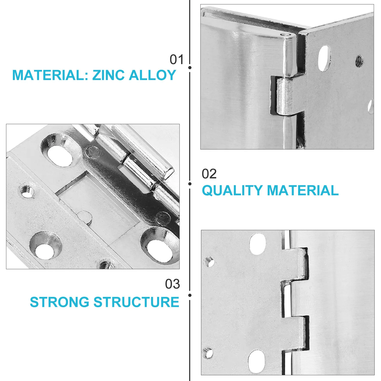2Pcs Premium Zinc Alloy Arc Hinge Glass Door Hinge Smooth Operation Strong Load Bearing Moisture Proof Cabinet Wine Display