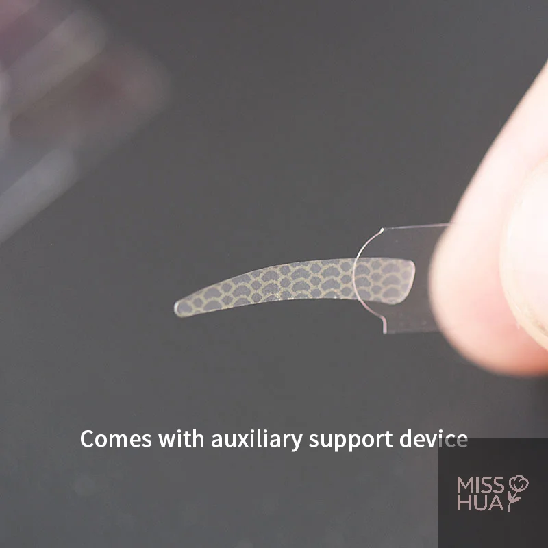 เทปติดตา HUA HUA 3/5/10 แผ่น สติ๊กเกอร์ติดตาแบบใส มองไม่เห็น ติดสองชั้น แบบแปะเอง ติดแน่นเป็นธรรมชาติ อุปกรณ์แต่งตา ไซส์ S M L