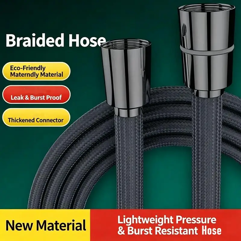 1.5/2M Anti Winding Handheld Shower Hose GI/2 Flexible Shower Tube High Pressure Universal Interface Bath Shower Nylon Pipe