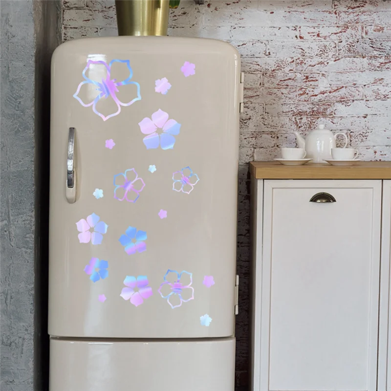 BUENO-2 uds. De pegatinas para nevera con estrellas bonitas que brillan en la oscuridad, calcomanías deslumbrantes para decoración