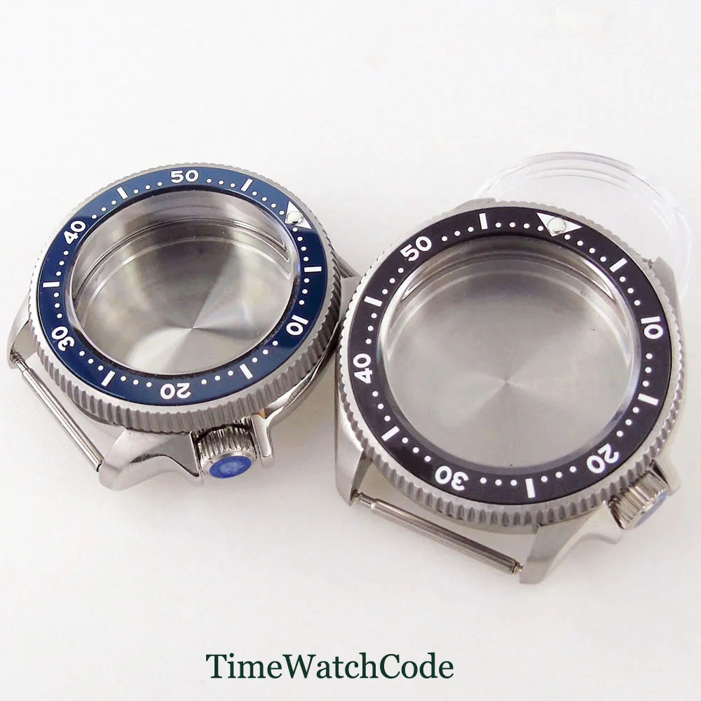 

37mm Sapphire Crystal Diver Watch Case Fit for NH35 NH36 Automatic Movement Alloy Bezel Insert 20ATM Water Resist 120 Clicks