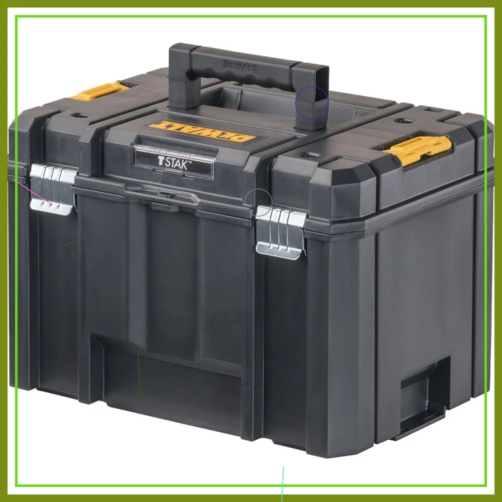 

Очень большой ящик для инструментов со съемным лотком, устойчивый к воде и мусорям, для легкого доступа и хранения инструментов