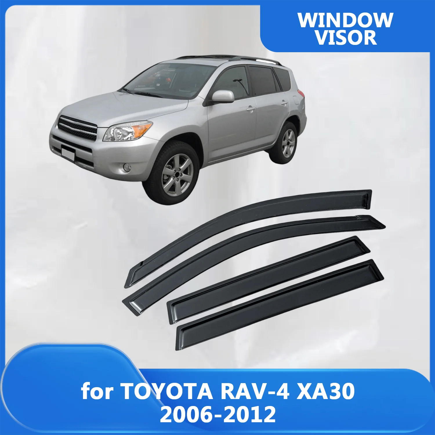 

Window Visor for TOYOTA RAV-4 XA30 2006 2007 2008 2009 2010 2011 2012 Wind Deflectors Rain Guards Door Visor Vent