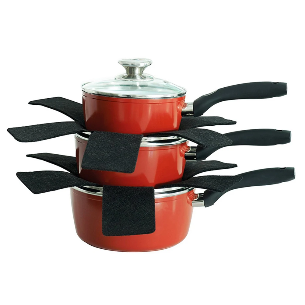 

3 Pcs Pot Pad Heat Resistant Insulation Mats Non slip Kitchen Table Cooker Protection Reusable Flexible Non deformation