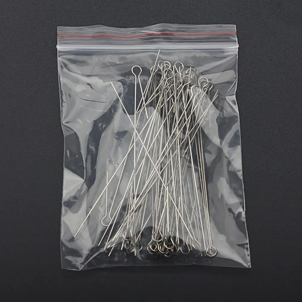 50Pcs Fishing Lure Steel Wire  Anti-rust   Rotating Sequin Steel Wire Spinnerbait Fly Hook Wire Long-Needle