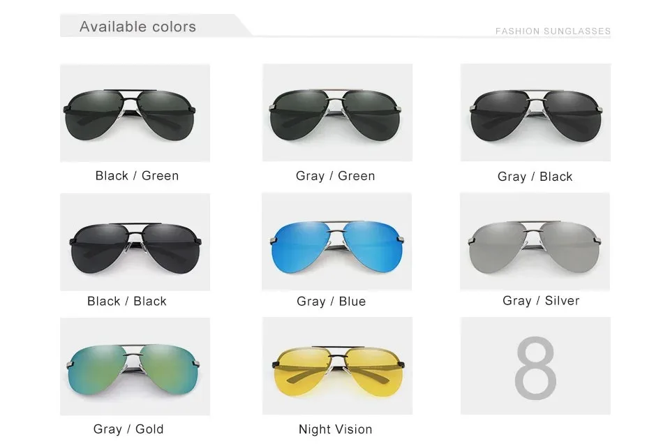 KINGSEVEN Pilot Aluminium Randlose Sonnenbrille Männer Rahmenlose Polarisierte Große-rahmen Gläser Frauen Casual Urlaub Outdoor Brillen – Detail 2