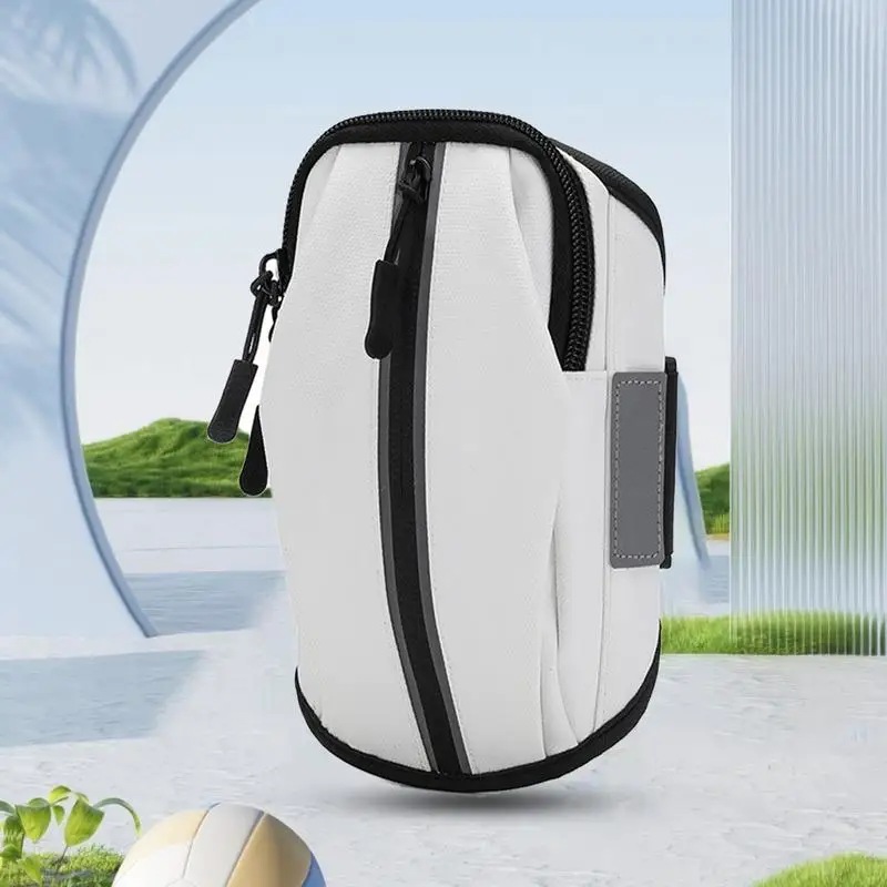 Running Arm Band กันน้ํากีฬา Armbands อุปกรณ์ออกกําลังกายมัลติฟังก์ชั่นกระเป๋ากุญแจแบบพกพาสําหรับกิจกรรมกลางแจ้ง