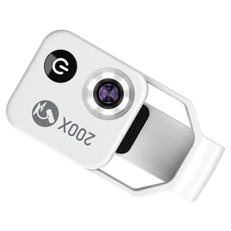 A96I-For Check View 200X Pocket Microscope Lens, Miniature Micro Macro Phone Lens For GIA IGI GRA Laser Waist Code Verification