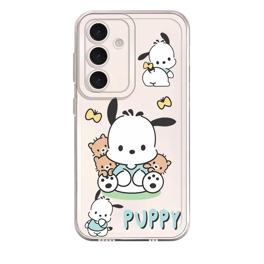 Custodia per telefono con cover trasparente per Samsung Galaxy A72 A05 A54 A56 A52 A50 A51 A73 A06 A53 A50 A03 A71 A04 A31 A02 A55 Sanrio Kuromi