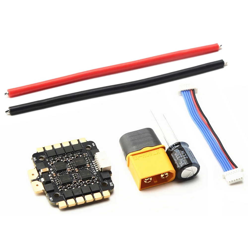 1pcs LANNRC MINI 4 in 1 30A 2-6S BLHeli_S Brushless ESC Speed Control 5V BEC For Mini FPV Racing Drone UAV