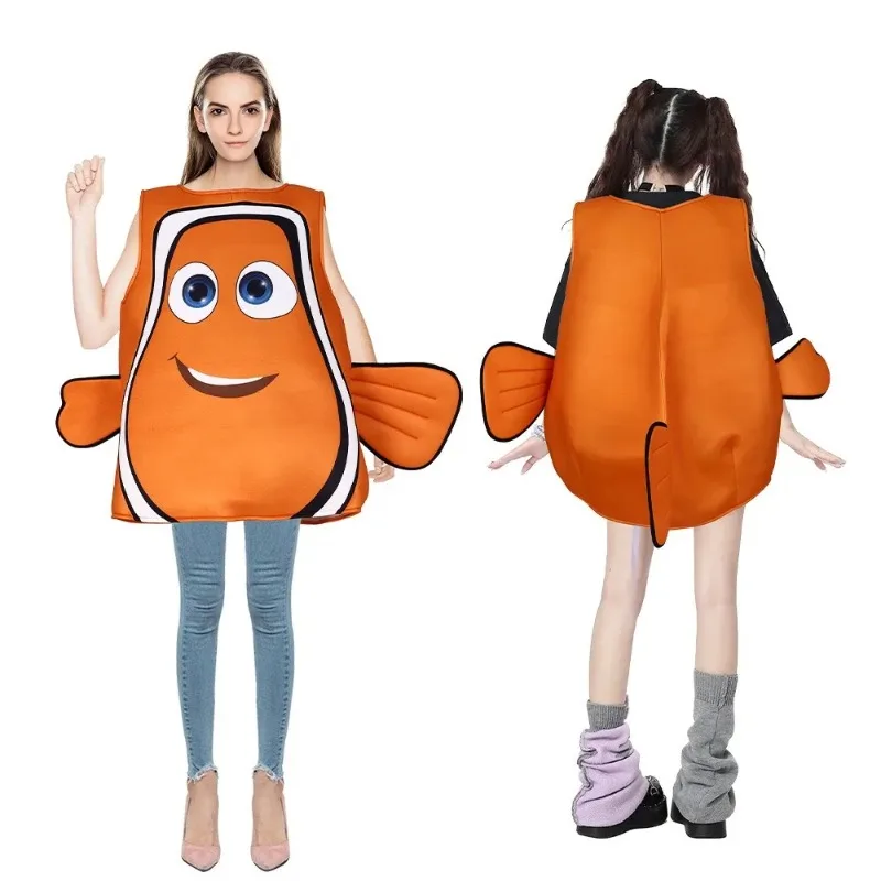 Find Nemo Clownfish Anime Nemo and Dory Clown Fish Suits Party Funny Sponge Costume for Adult