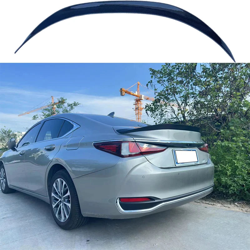 

For 2018-2022 Lexus ES 200 250 300 100% Real Carbon Fiber Highquality Rear Spoiler Trunk Lid Diffuser AR Original Factory Styl