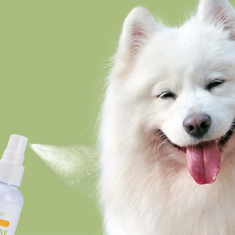 Pet Deodorizer Spray For Dogs Pet Grooming Scent Spray Long-Lasting Dog Calming Deodorizer Dog Conditioner Spray 50ml For Smelly