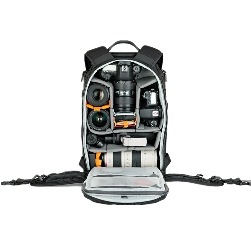 Lowepro sac pour appareil photo ProTactic BP 350 AW II sac à bandoulière pour appareil photo sac à dos SLR avec couverture tous temps 13 "sac pour ordinateur portable