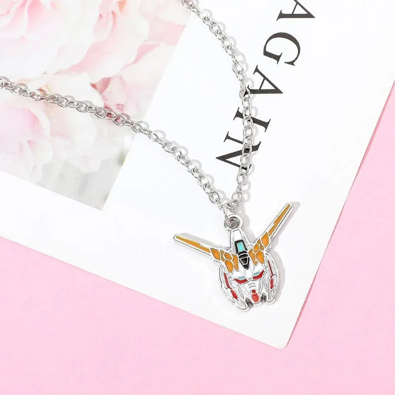 Mobile Suit Gundam Necklace Cute Fashionable Personalized Creative Kawaii Simple Necklace Pendant Birthday Gift for Friends - view 6