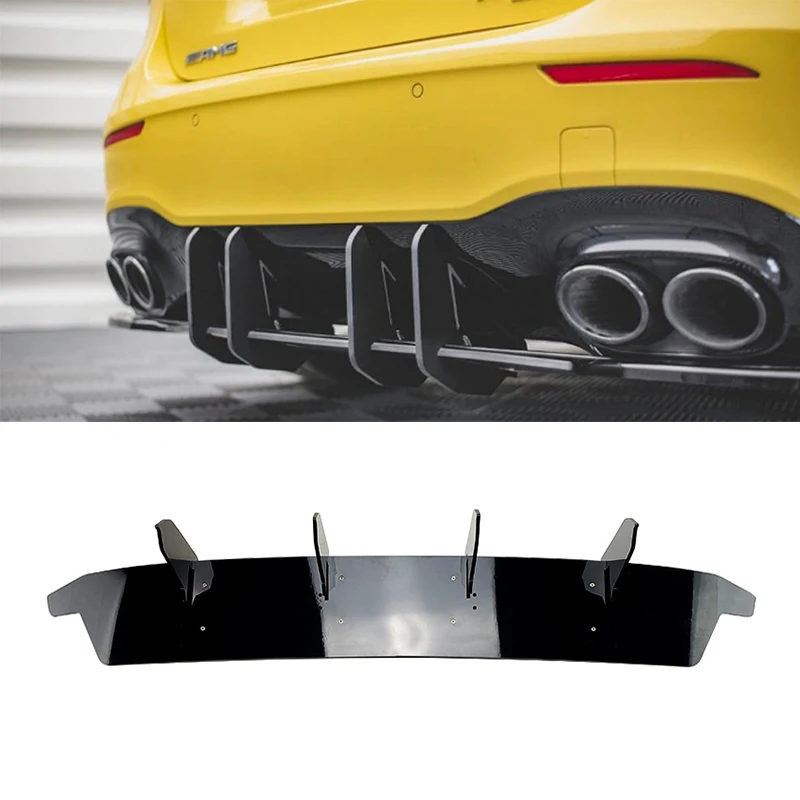 

Car Rear Bumper Diffuser Lip Rear Side Splitters Spoiler Lip For Mercedes-Benz A-Class W177 A35 A45 AMG Body Kits Tuning