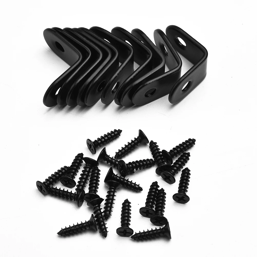 Equipment Supplies L Shaped Brackets With Screws Accessories Anti rust DIY Right angle Stainless Steel Support
