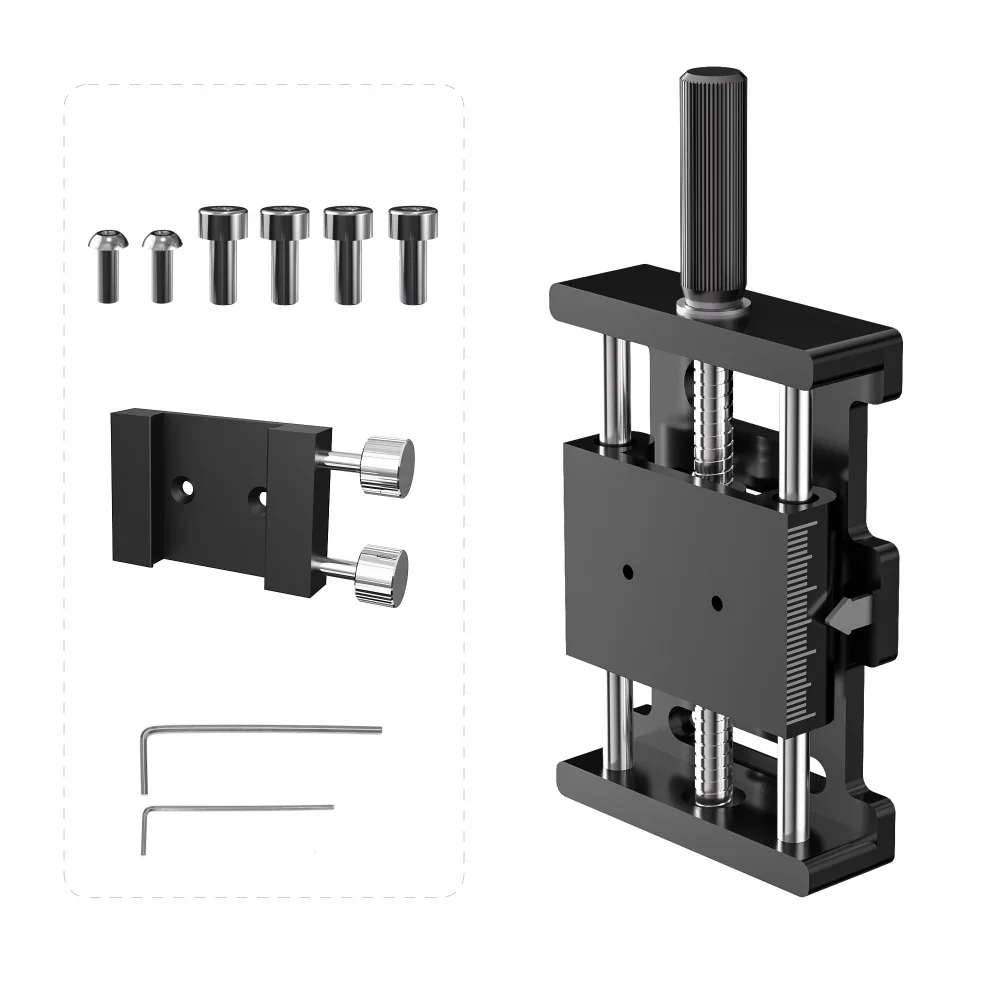 ACMER Manual Laser Head Adjustable Z-Axis Lifting Module Sliding Lifting Device T-screw Self-locking Digital Position Counter