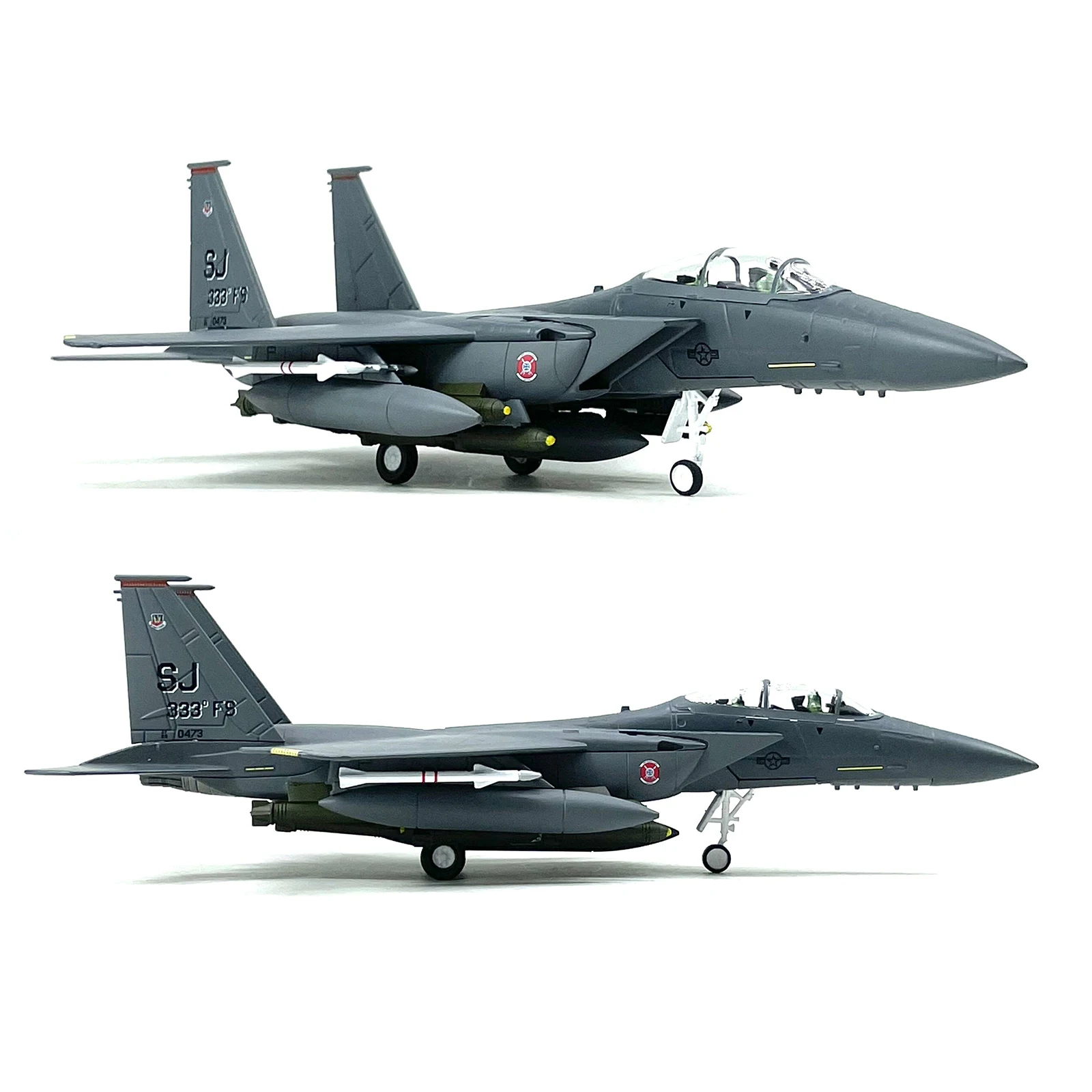 1:100 Scale Simulation Alloy Strike Eagle Aircraft Model Fighter-Bomber Model Exquisite Miniature For Home Decoration Collectabl