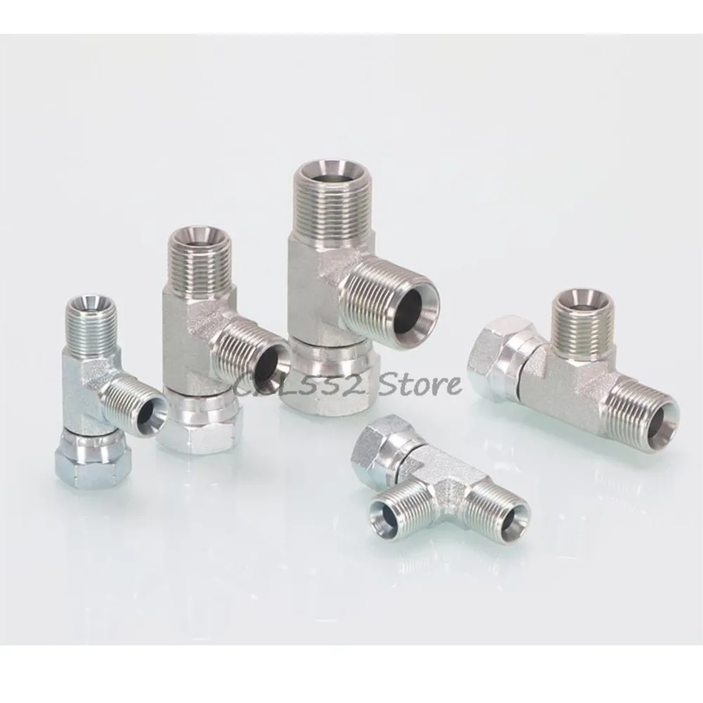 Joint à rotule hydraulique à filetage mâle, 1/4 "3/8" 1/2 "3/4" G, 1 pièce