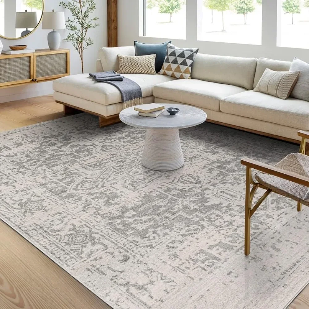 Janine Vintage Medallion Area Rug Carpet Living Room Decor 7'10