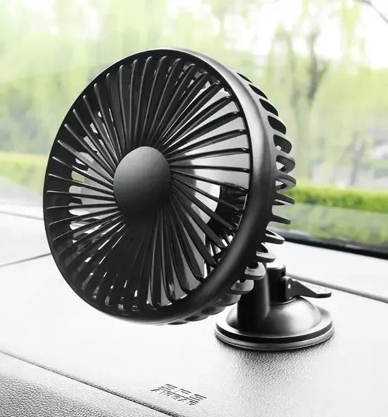 Car universal USB silent fan automotive interior Sucker fan 12V/24v