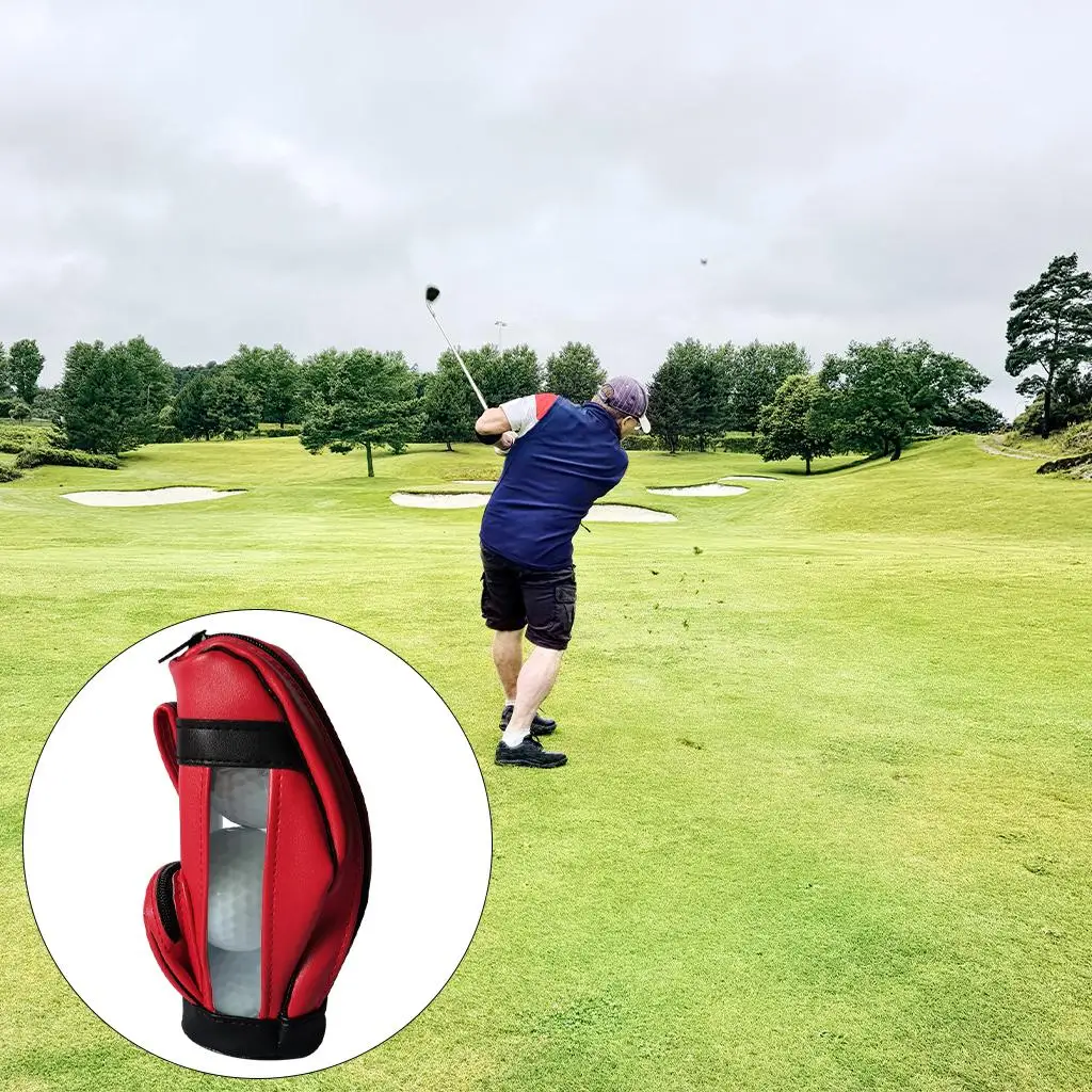 Golf Balls Bag Storage Ball Pouch for Travel Case Carry Accessory