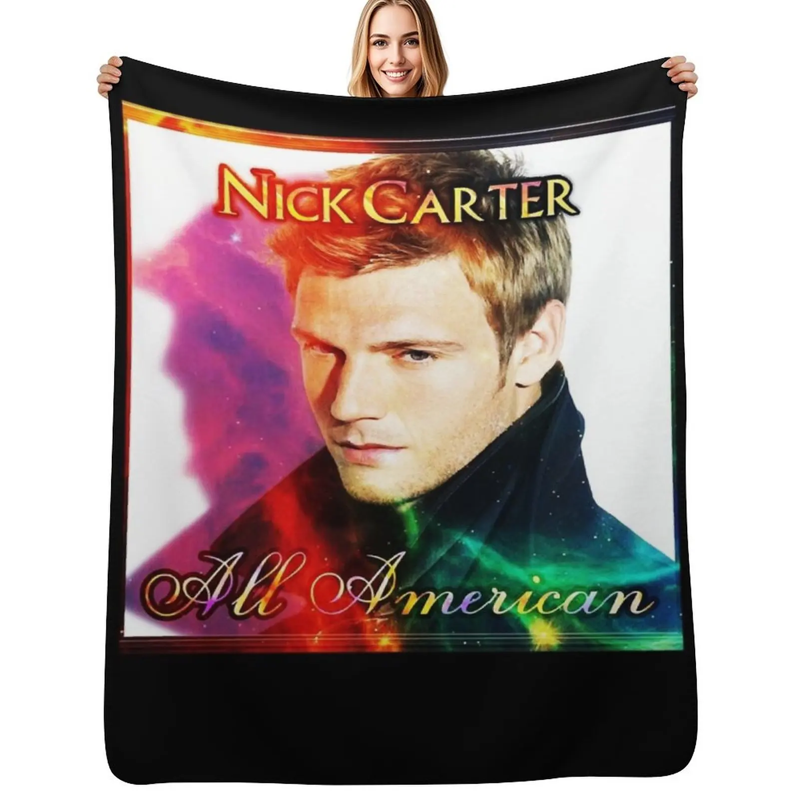 

Special Singer Man Country Nick Carter Redeki Trending Seller Throw Blanket Fuzzy Plush Throw Blanket for Sofa Chair