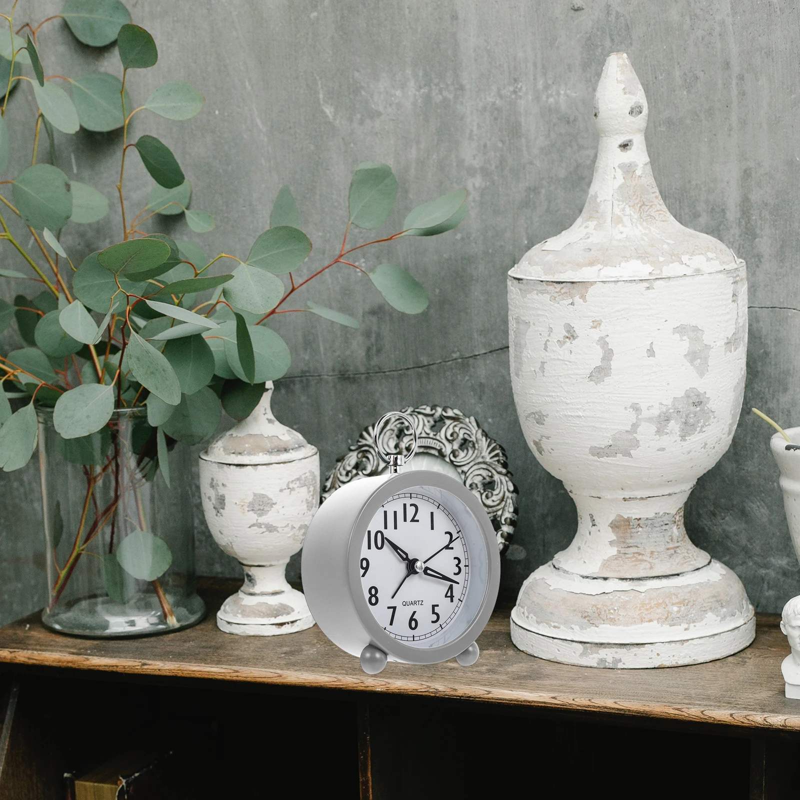 

1Pcs Macaron Round Desktop Alarm Clock High-Quality Material Creative Design for Home Decor Alarm Clock Macaron