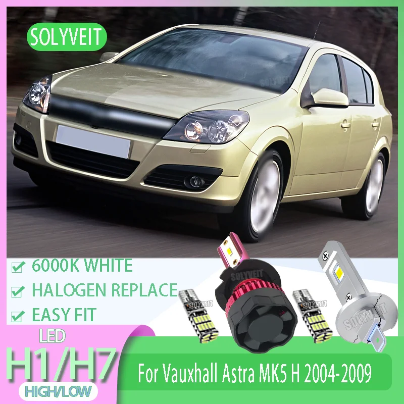 

Performance That Doesn't Fade Through Extensive Use LED H1/H7 Hi Lo Beam For Vauxhall Astra MK5 H 2004 2005 2006 2007 2008 2009