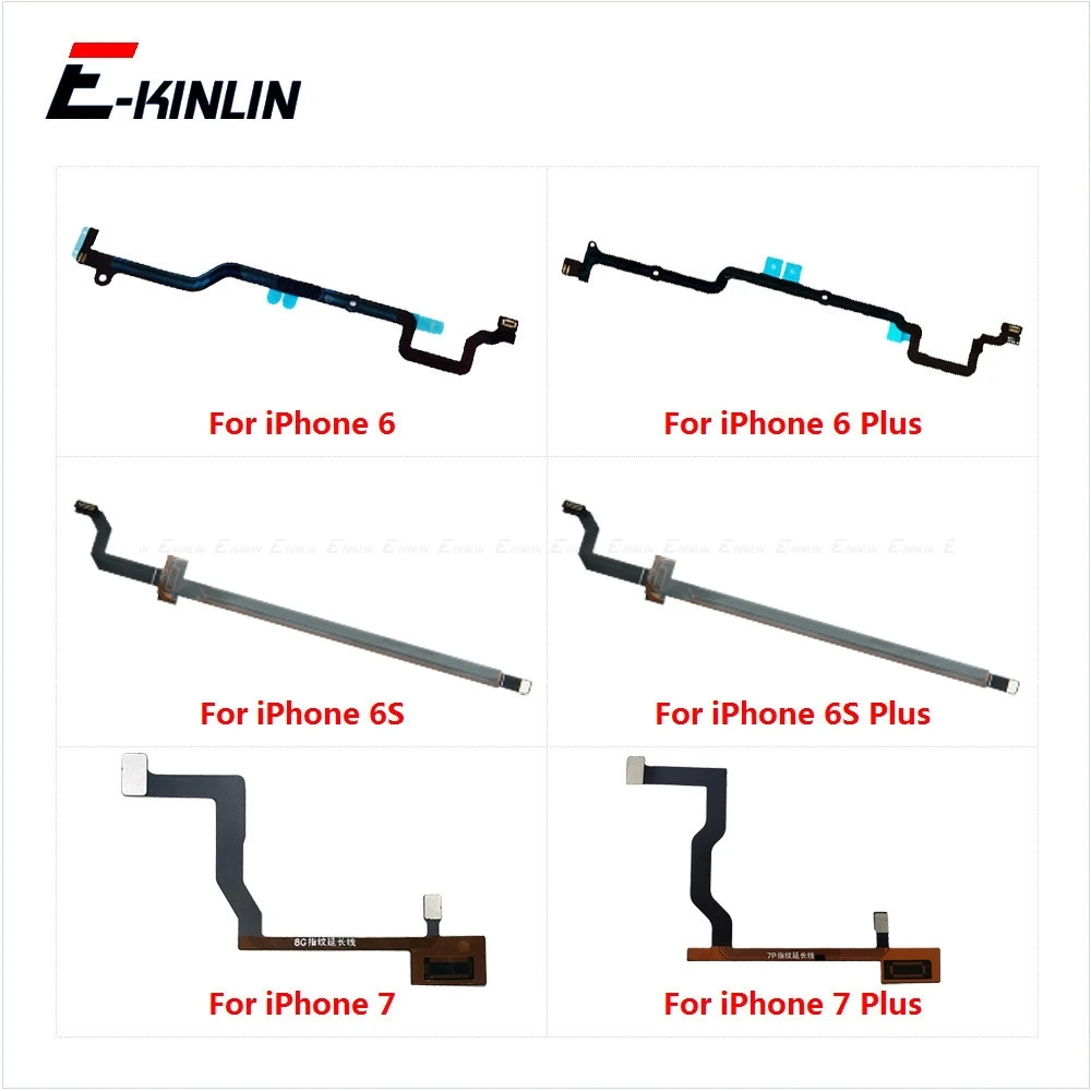 3D Touch Home Button Main Motherboard Connector Flex Cable Fibbon For iPhone 6 6S 7 8 Plus