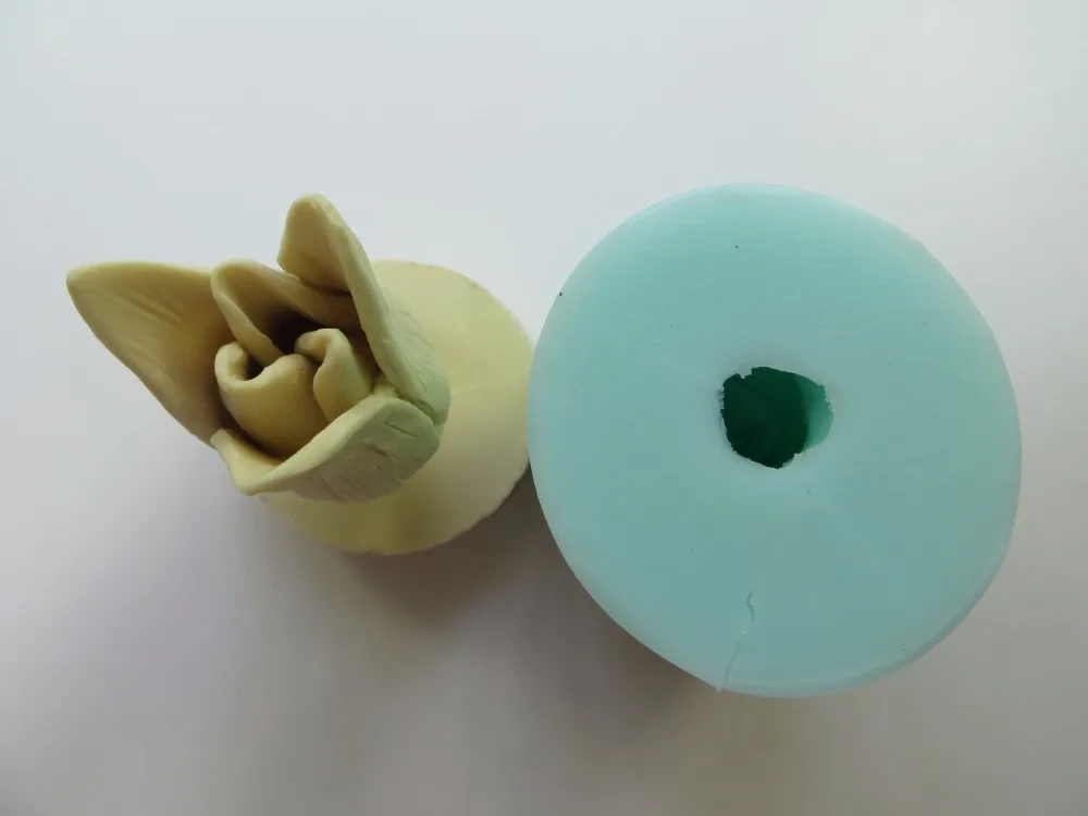 PRZY HC0019 Bouquet Floral Flowers 3d Tulips Mold Silicones Candle Molds Fondant Mold Clay Moulds Rubber Eco-friendly