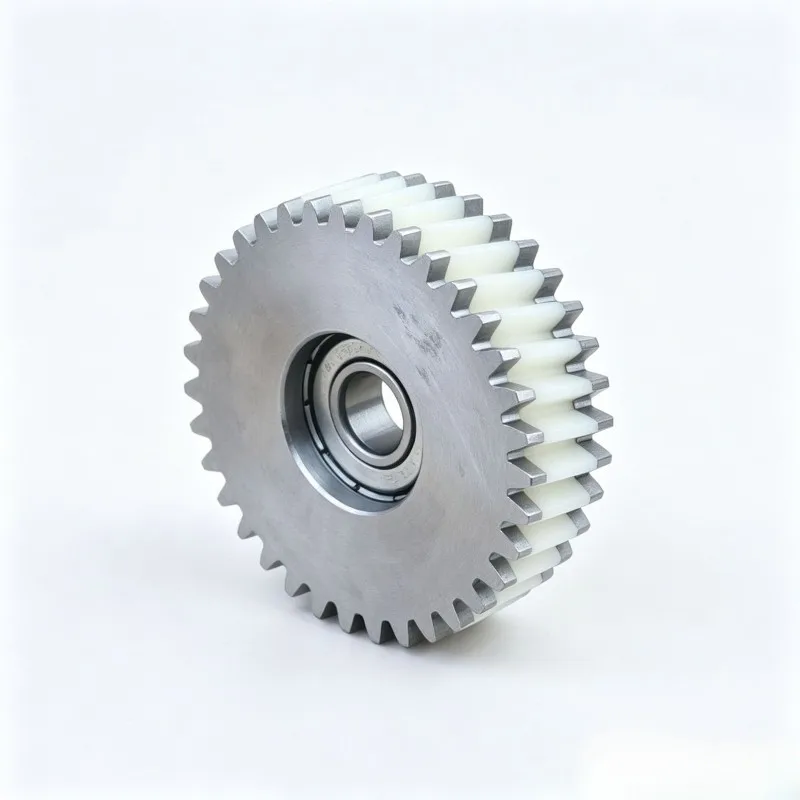 AAAN-35-Tooth Nylon Gear(35T) 608 Bearing And Snap Ring For E-Bike Hub Motor-Diameter 47.5Mm, Thickness 13Mm