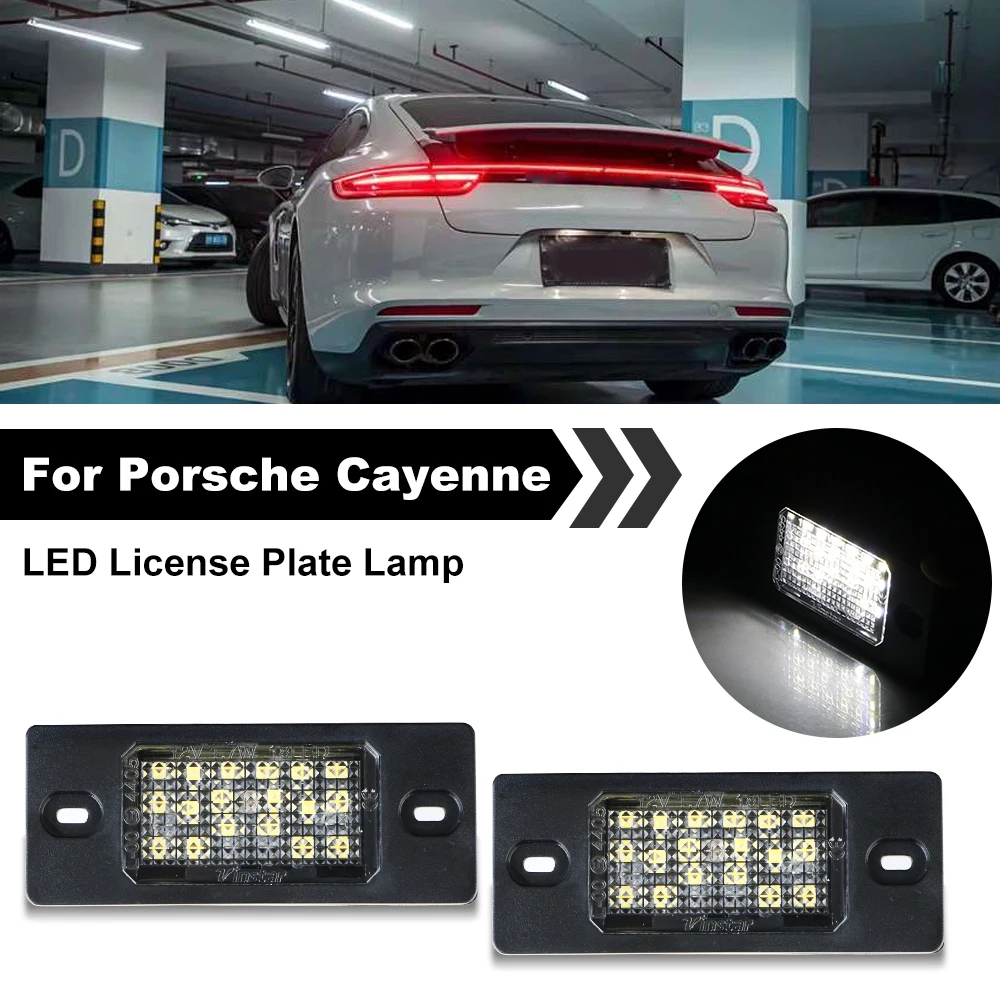 

Лампа задняя Автомобильная для Porsche Cayenne 02-10, 2 шт., 3 Вт, 12 В, 24 светодиода