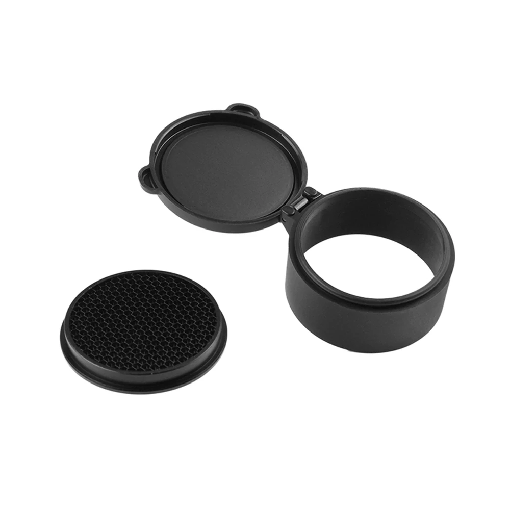 Marcool Tactical KillFlash Lens Caps For 44mm 50mm 56mm Optical Hunting Sight Rifle Scope Sunshade Mesh Honeycomb Filp-up Cover