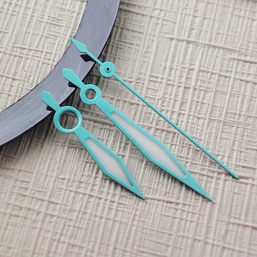 Aiguille lumineuse adaptée aux mouvements, aiguilles NH35, blanc, bleu, rouge, noir, vert, accessoires de montre, NH35, NH36, NH38, 4R, 7S