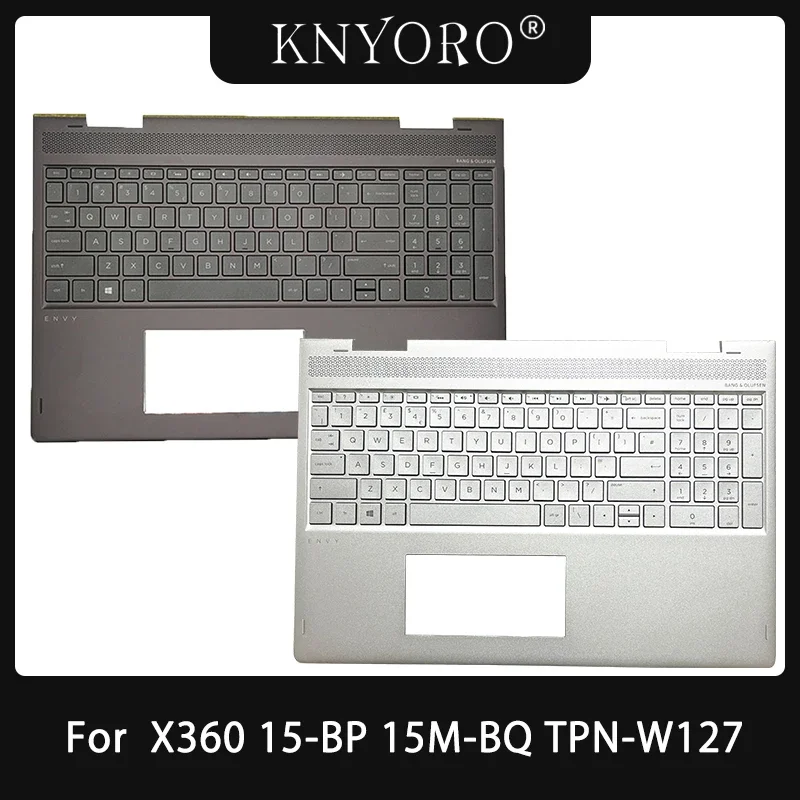 

Original NEW Laptop US UK French Keyboard For HP X360 15-BP 15M-BQ TPN-W127 Palmrest Cover Replacement 924353-001 934640-001