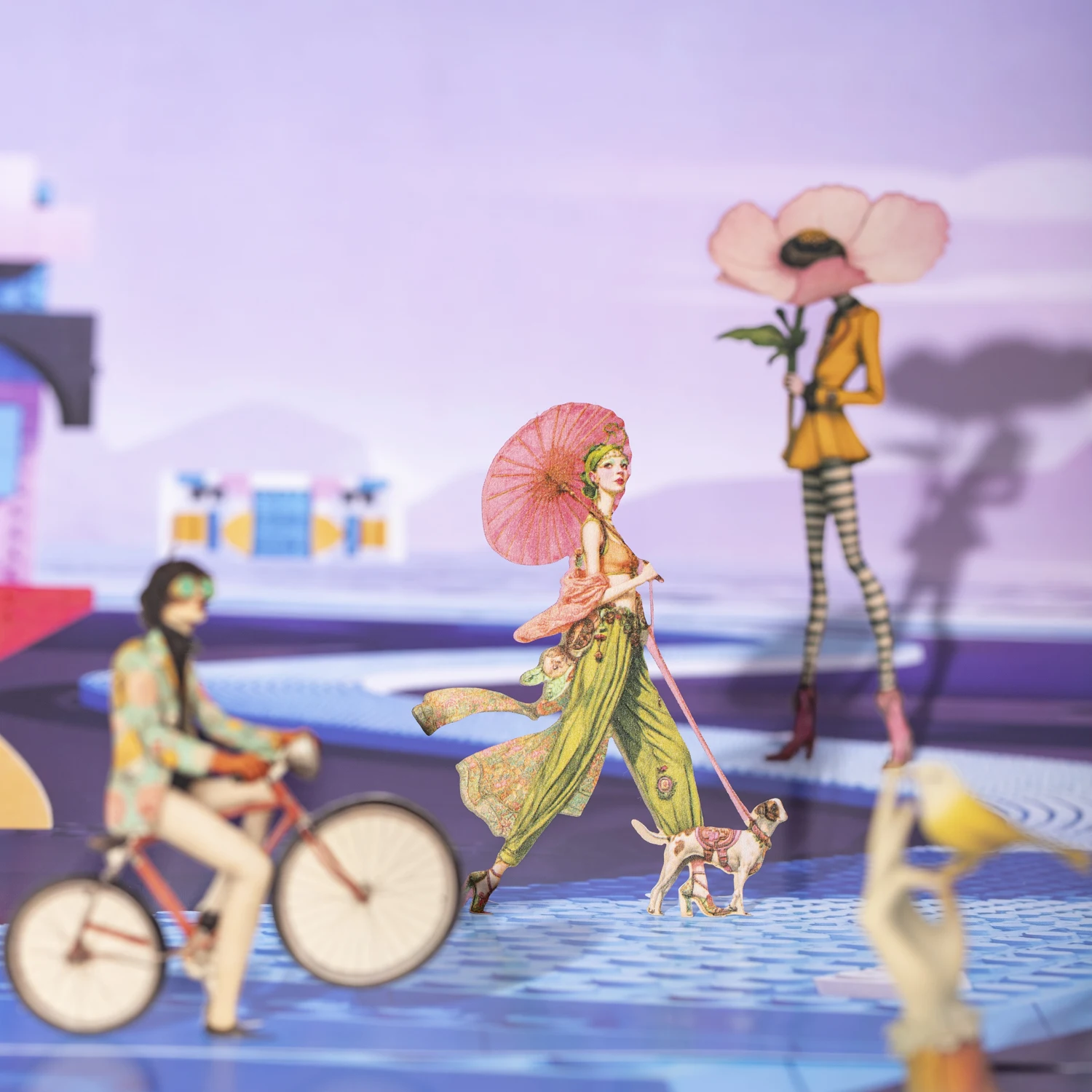 Fantasy Journey Series Adesivo paesaggio personaggio vintage Creativo diario fai da te Materiale Collage Scrapbook Cancelleria