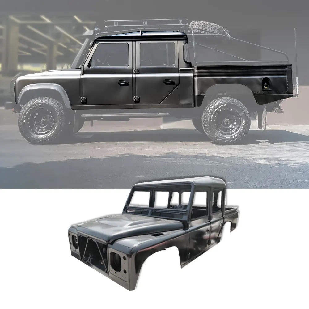 High Quality Defender Classic Whole Body Panel Aluminum Full Body Shell for Defender 110 Pikcup Double Cab