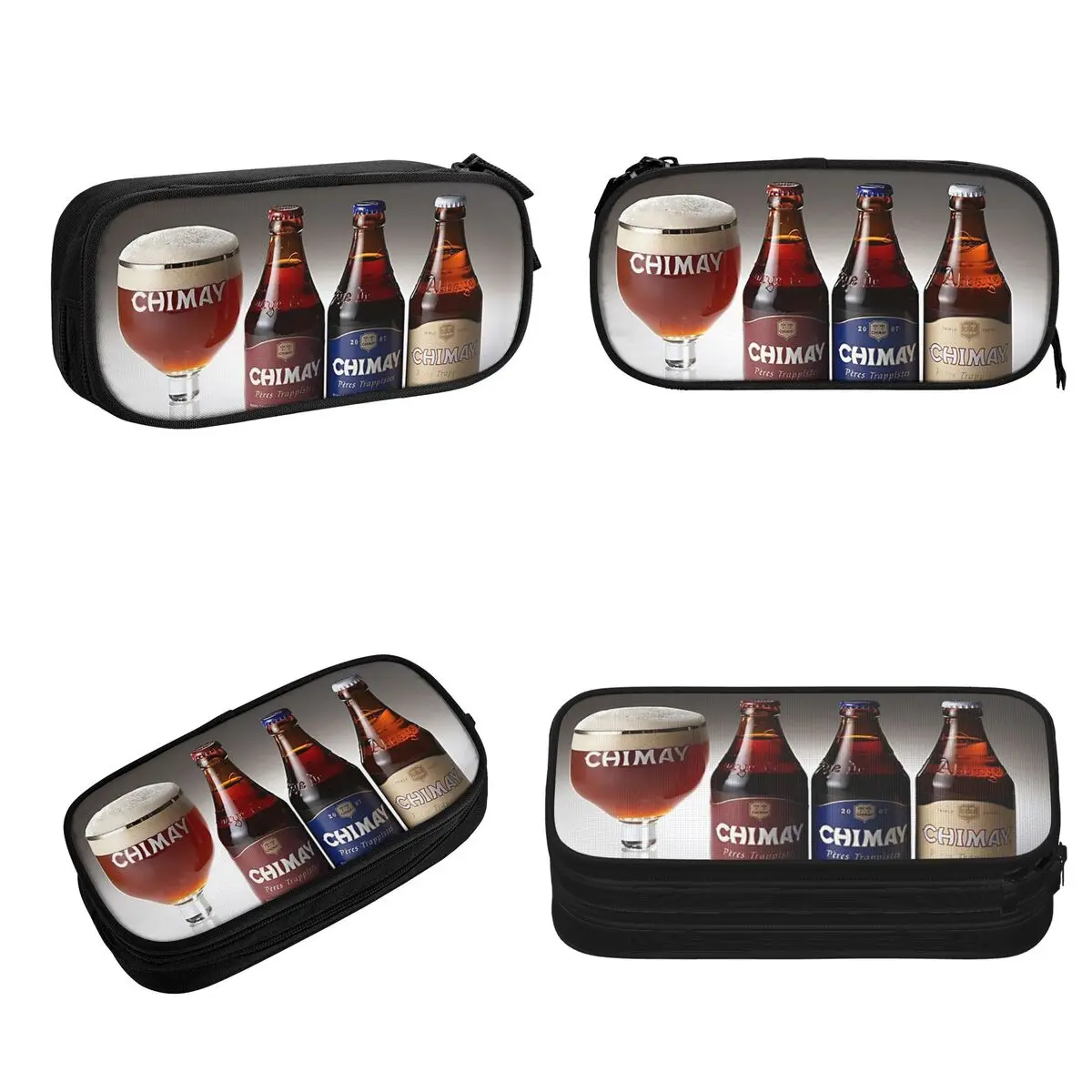 Chimay Logo Pencil Cases Large Capacity Pen Bags Pen Box Pencil Pouch For Boys Girls Students Stationery School Office - view 2