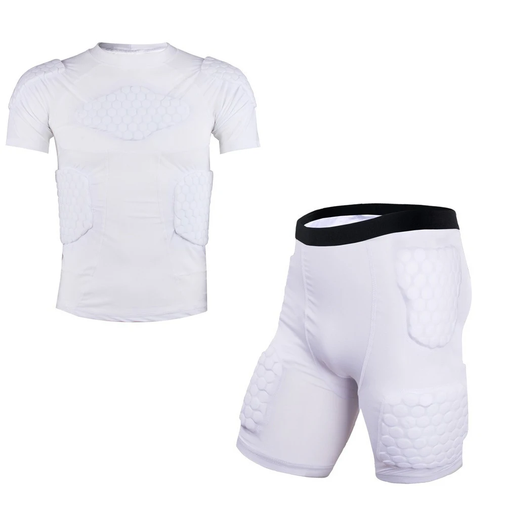 Sports Honeycomb Anti-Collision Suit Anti-Collision T-Shirt Shorts Football Cycling Sports Protective Gear