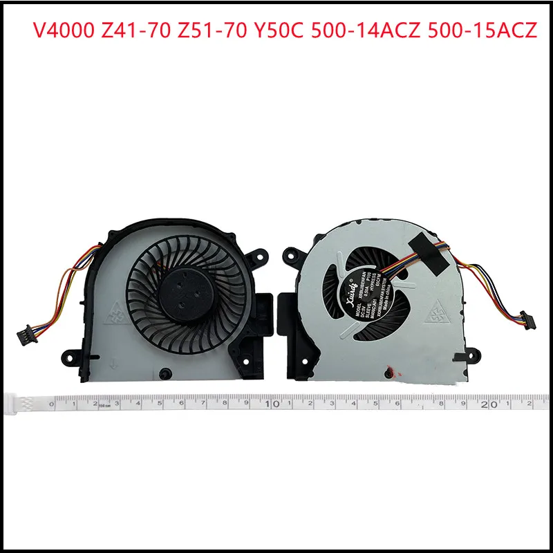 New Laptop CPU Cooling Fan Cooler For Lenovo V4000 Z41-70 Z51-70 Y50C 500-14ACZ 500-15ACZ