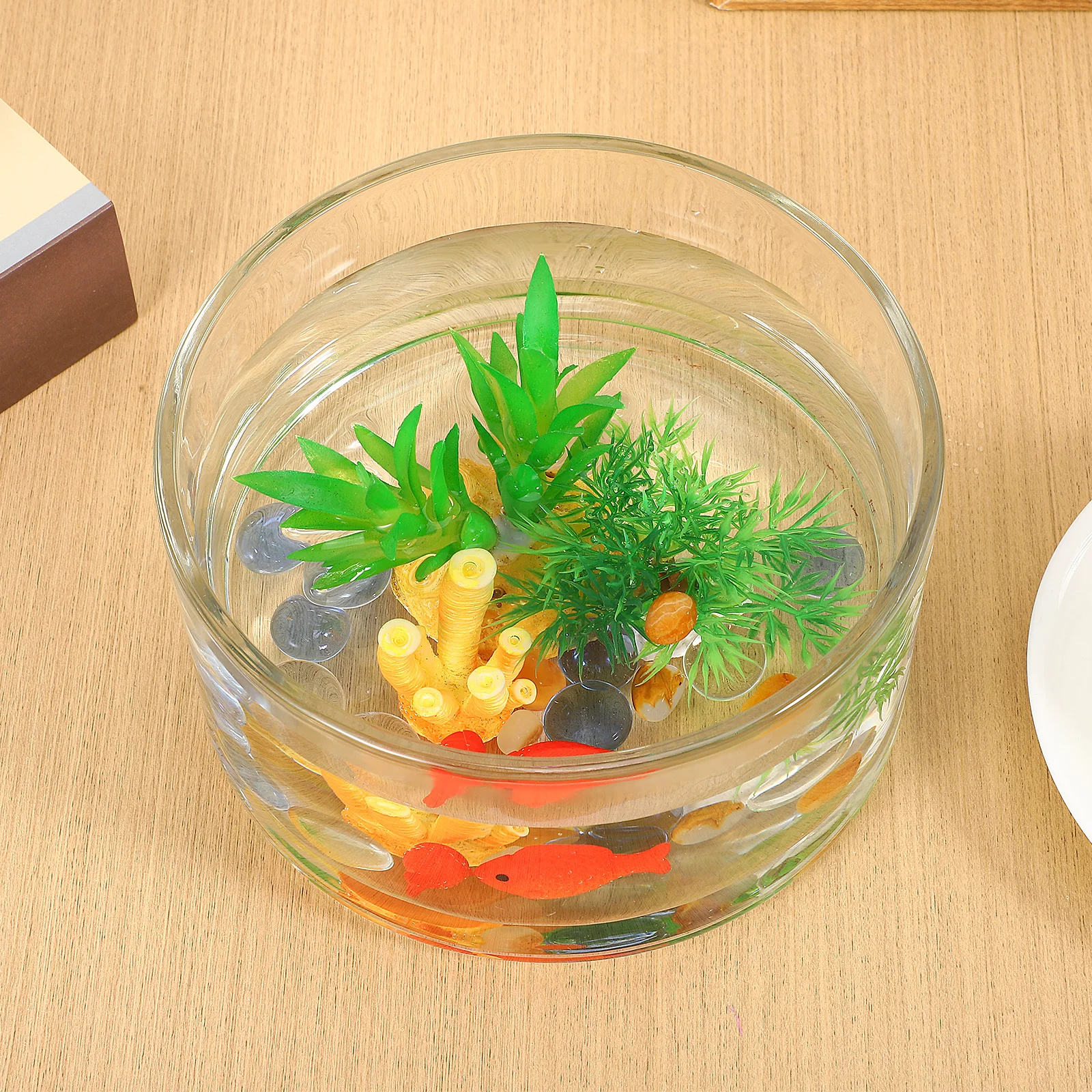 

Glass Flower Pot Desktop Home Decoration Vase for Flowers Tank Planter Decorative Floral Containers