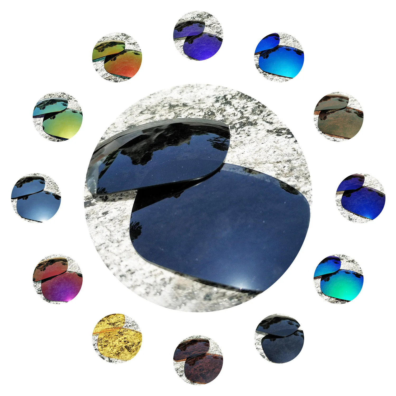 Lentes de Repuesto Polarizadas E.O.S al por Mayor para Gafas de Sol Oakley Double Edge OO9380 de 66 mm - Variedades de Colores