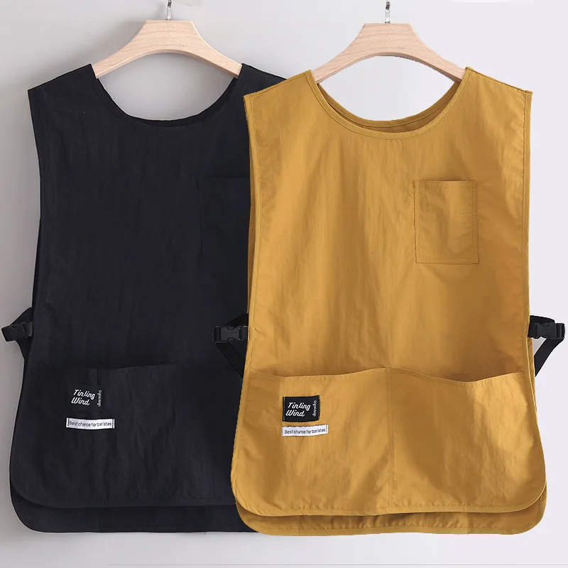 Stylish Bib Apron for Hair Salons & Kitchens Durable Waterproof Material New Fashion Personalized Logo Option Male Fit