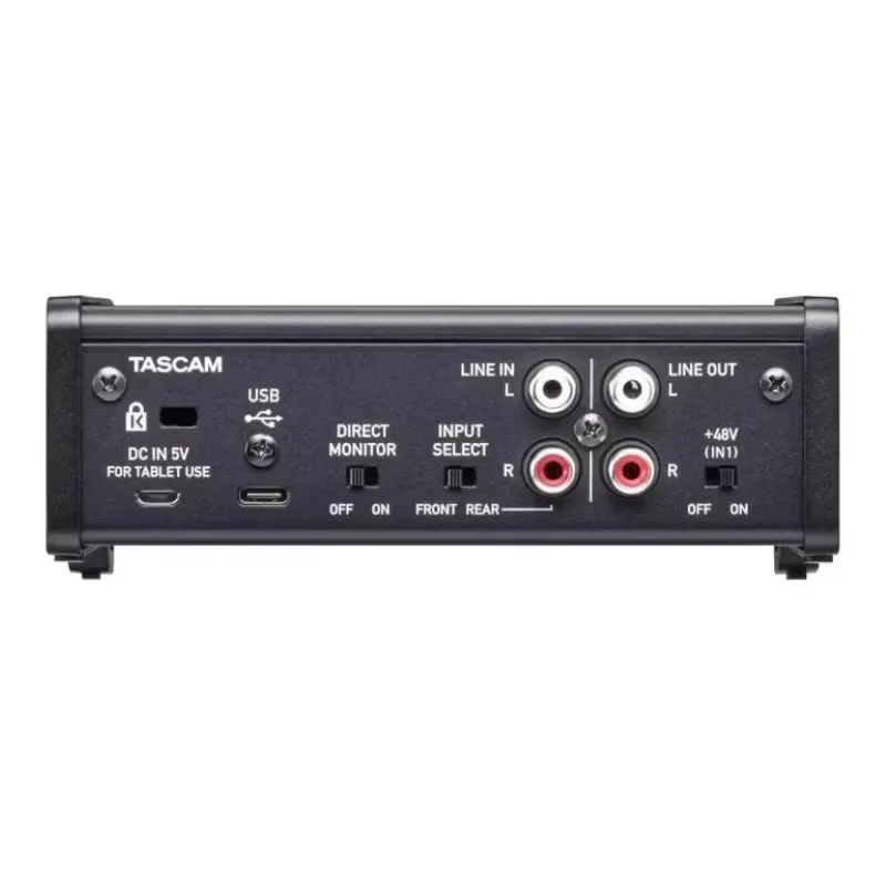 Tascam us-1x2 HR us-1x2hr versatile audio interface 2 in/2 out USB audio interface with Ultra HDDA microphone preamplifier